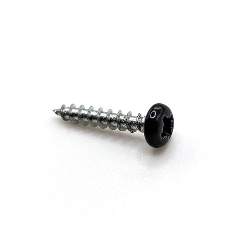Vis bois 3,5x20 mm RAL 7016 gris anthracite tête cylindrique Pz zinguée par 100
