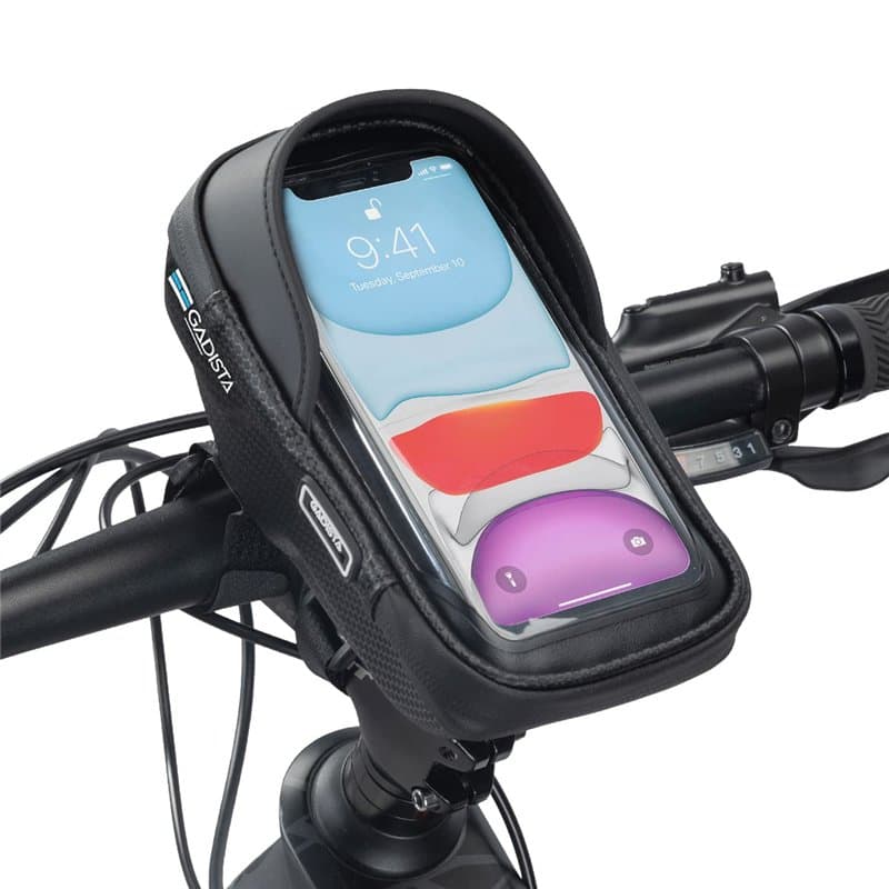 GADISTA® France, Sacoche Velo, Sacoche Guidon Velo étanche pour Smartphone sous 6,5 Pouces. Support Telephone Velo Universel ave