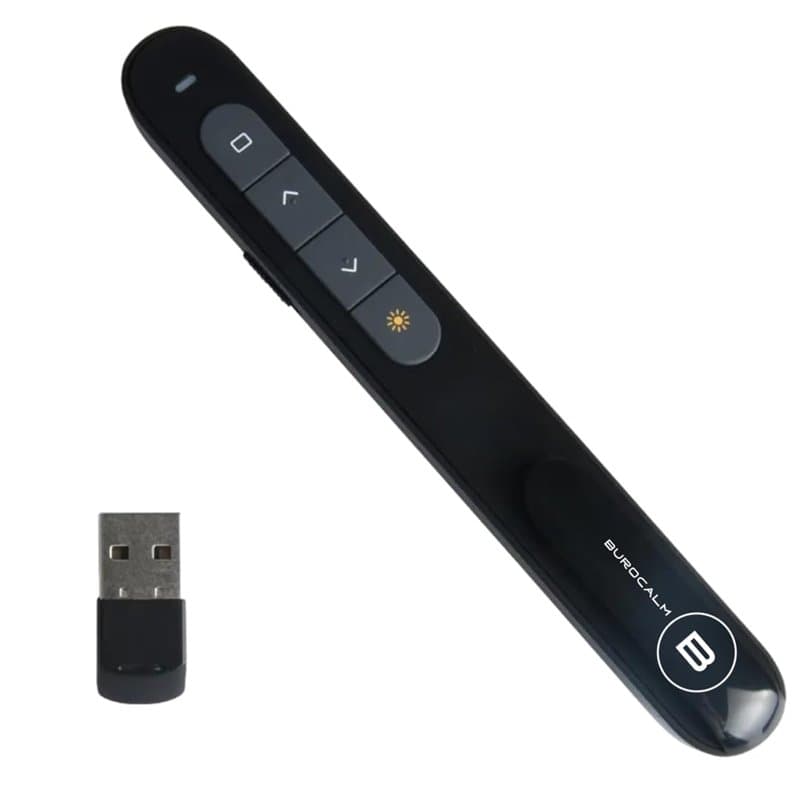 SuccessBeam – Pointeur Laser Sans Fil + eBook Offert | Télécommande Diaporama PowerPoint, Keynote | USB Plug & Play | Présentati