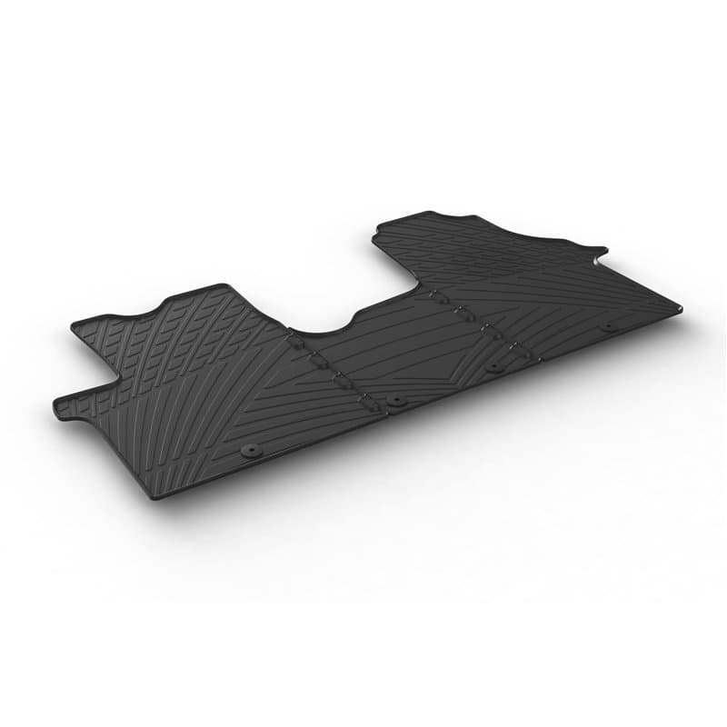Gledring Set tapis de caoutchouc compatible avec Renault Traffic & Opel Vivaro 2014-2019 / Fiat Talento & Nissan NV300 2016- (TK