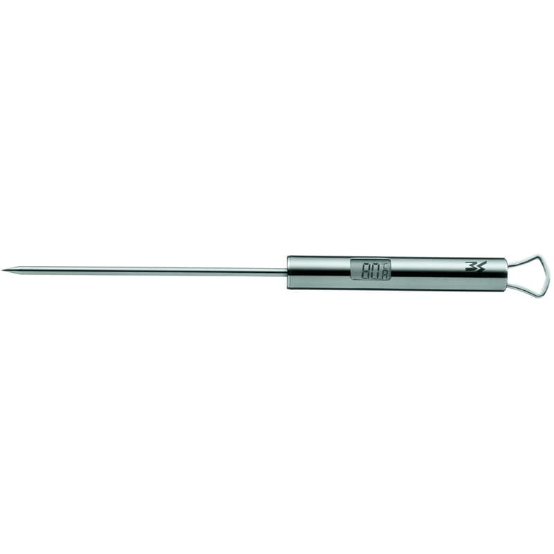 WMF Profi Plus Thermomètre de Cuisine numérique 23 cm avec écran LCD en Acier Inoxydable Cromargan résistant à la Chaleur jusqu'