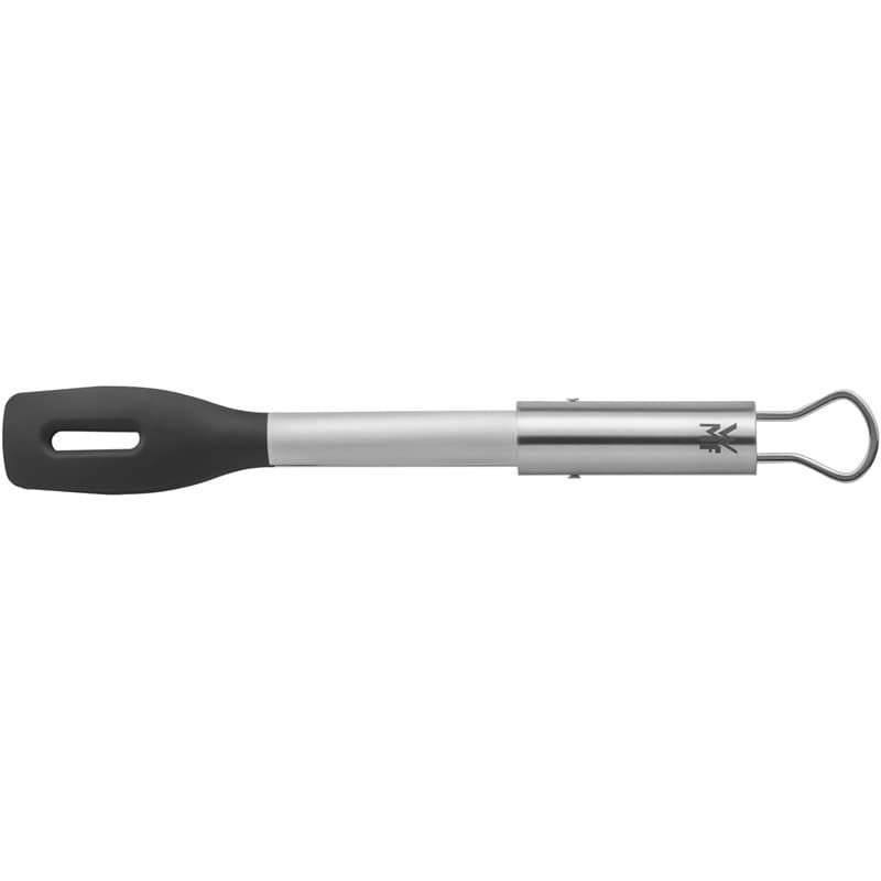 WMF Pince de service pour barbecue, 32,5 cm, en acier inoxydable Cromargan, avec tête en plastique, petite pince à barbecue pour