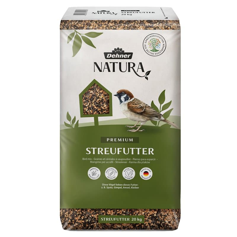 Dehner Natura Premium Nourriture pour Oiseaux Sauvages, mélange de graines, 20 kg