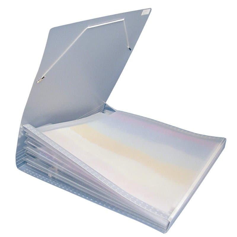 Rayher Chemise de rangement accordéon, 1 pce, 7 compartiments, trieur à soufflets, scrapbooking, papiers, pochoirs, chablons-787