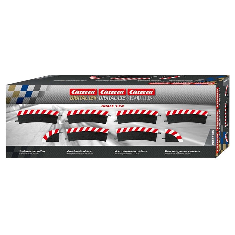 Carrera - rail et accessoire pour circuit - 20020565 - 1/24 et 1/32 - Carrera Evolution -Carrera Digital 132 et 124 - Bordures e