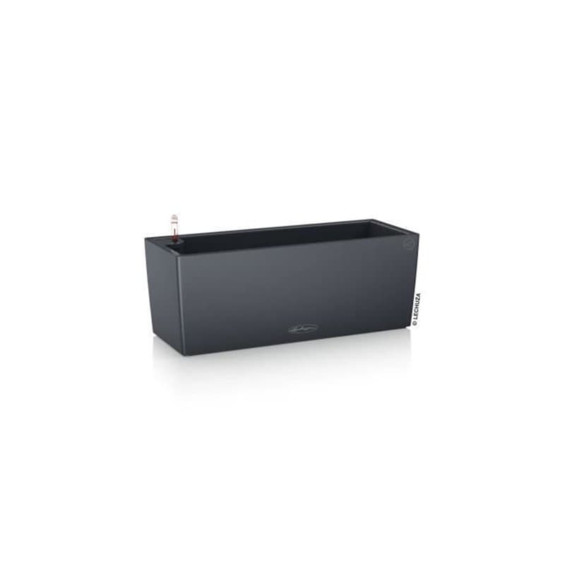 Jardiniere - Lechuza UK - Balconera Color 50 - Ardoise - Rectangulaire - Avec réserve d'eau