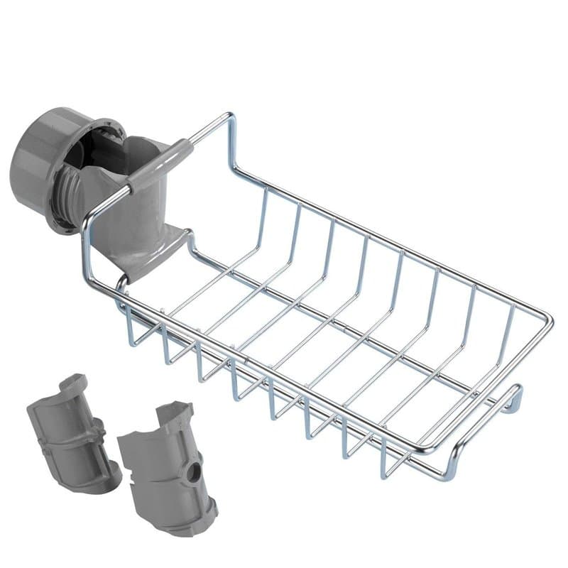 WENKO Maximex Etagère de Douche avec Support Universel | 1 Panier de Douche déporté | Barre Douche d16-25mm| Etagère Filaire| sa