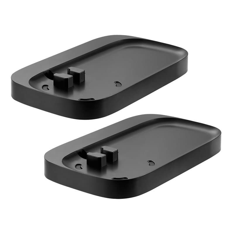 my wall HS28L Lot de 2 Supports muraux pour Haut-parleurs Sonos One/One SL/Play:1, avec étagère et Gestion des câbles, Montage M