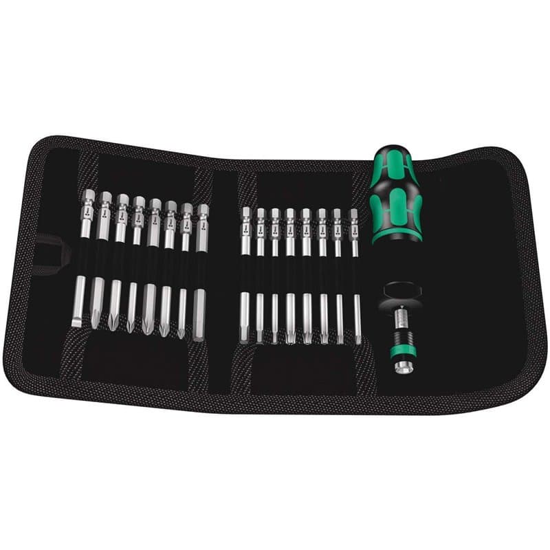 Wera KK 60 Torque 05059293001 Kraftform Kompakt Jeu d'embouts/Tournevis dynamométrique 1,2-3,0 Nm 17 pièces