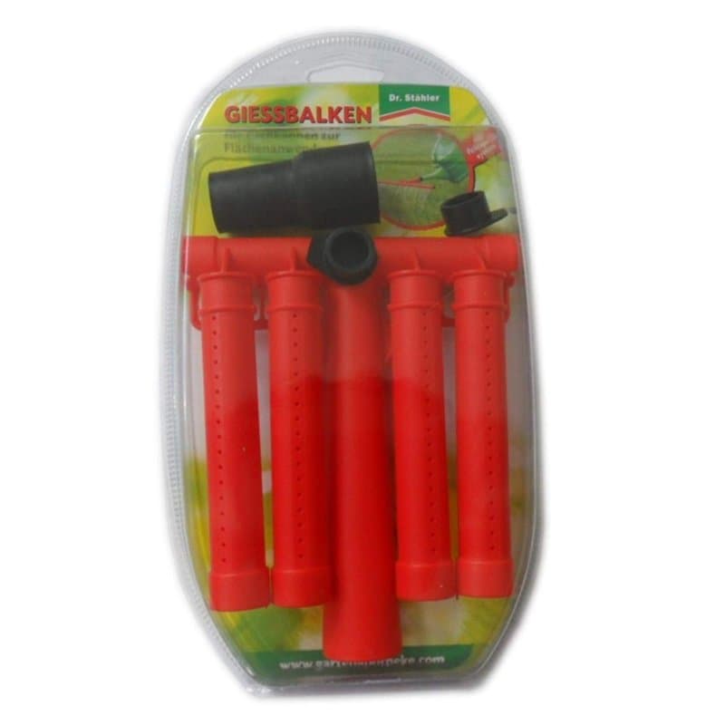 Dr. Stähler Barre d'arrosage Universelle avec Adaptateur pour Arrosoirs de 10 à 50 cm, Rouge et Noir, Plastique, Oscillant, Arro
