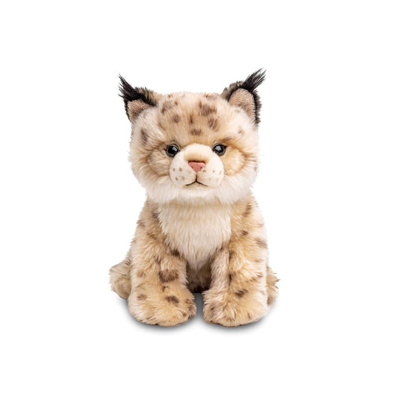 Uni-Toys - Lynx Jeune, Assis - 22 cm (Hauteur) - Félin en Peluche - Peluche, Doudou
