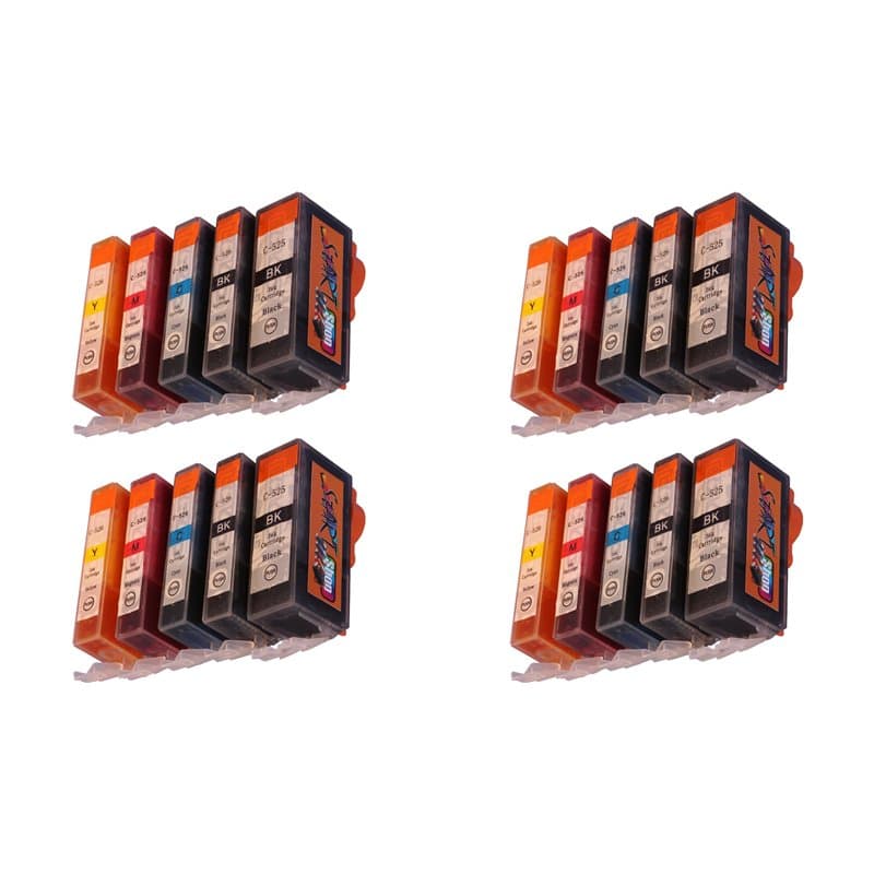 Start - 20 Cartouches d'encre compatible avec Canon PGI-525 CLI-526