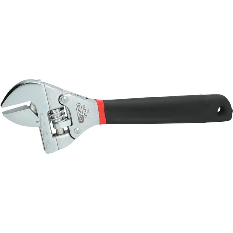 KS Tools - 577.0352 -Clé à molette avec cliquet - 0-32 mm - Finition mat - Chrome vanadium