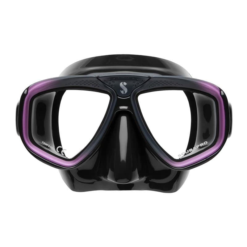 Scubapro Masque Zoom Noir/Purple Kit de détendeur pour plongée en Eau Froide Unisex-Adult, Multicolor, Taille Unique