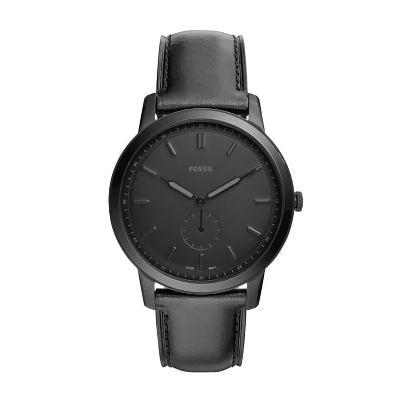 Fossil Homme Analogique Quartz Montre avec Bracelet en Cuir FS5447