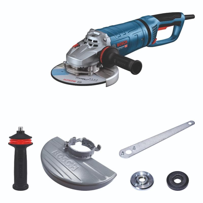 Bosch Professional meuleuse angulaire filaire GWS 27-180 JR (puissance 2 700 W, Ø disque : 180 mm, avec KickBack Control et Vibr