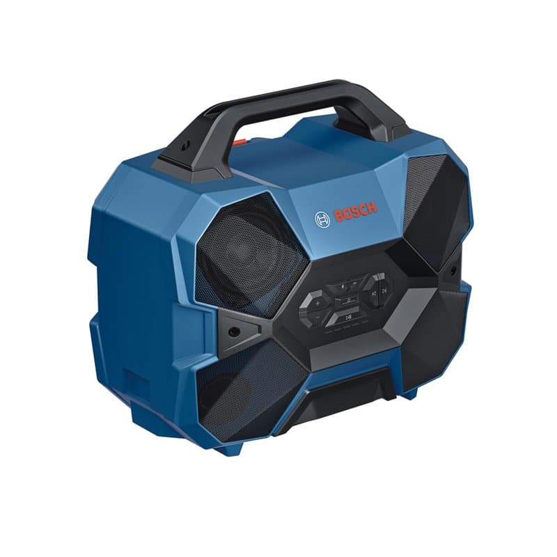 Bosch Professional 18V/ 12V System Enceinte Bluetooth SANS-FIL GPB 18V-6 C (Bluetooth, USB, Multi-Speaker Sound, sans batterie/c