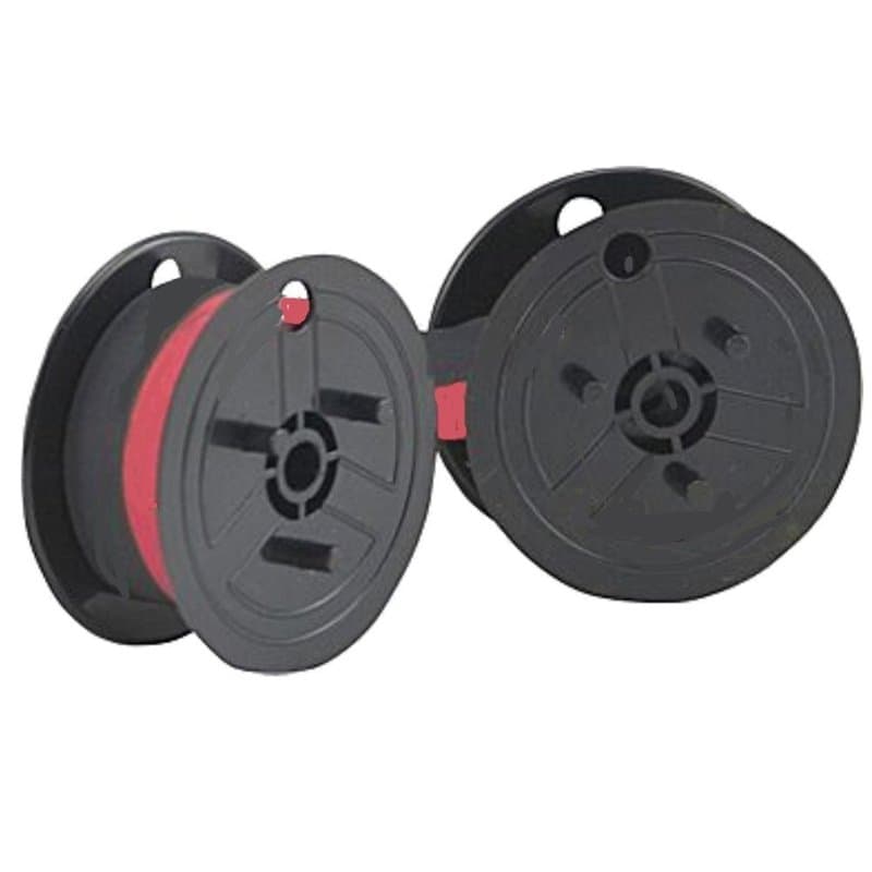Ink Ribbon Black / Red for Olympia CPD 5212 Ink Ribbon Spool for Olympia CPD 5212 Original Fabric Ink Ribbon