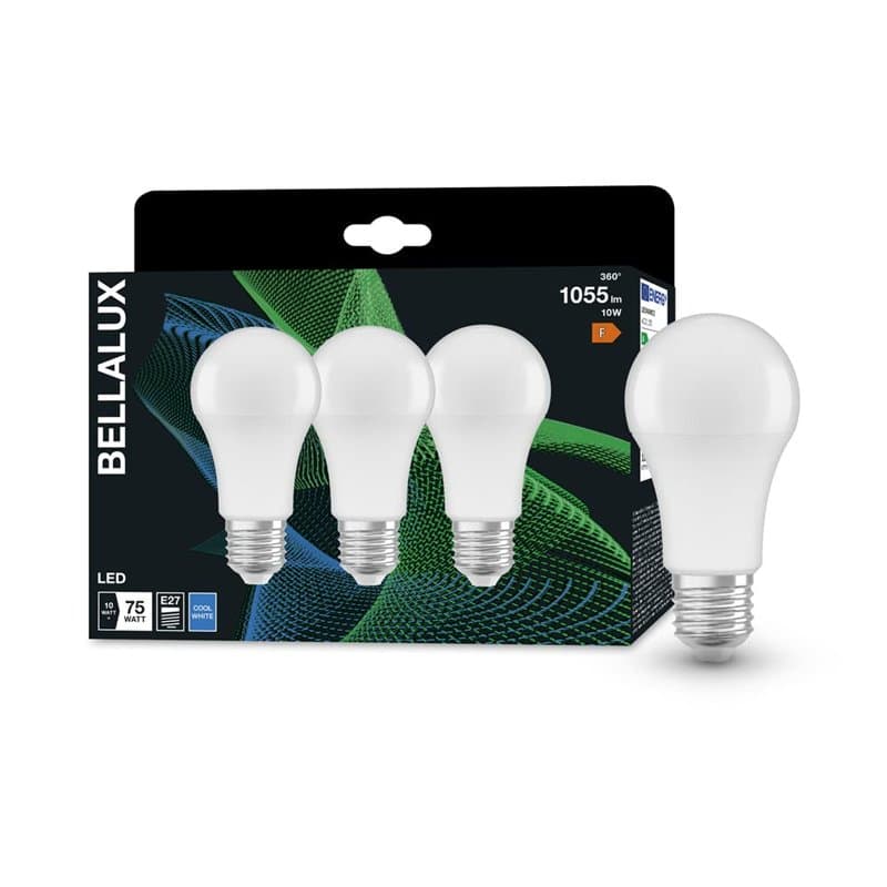 BELLALUX Lampe à LED, E27-base, optique dépolie ,Blanc froid (4000K), 1055 Lumen, Remplacement de la traditionnelle 75W-Ampoules