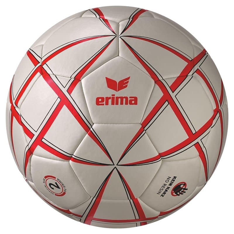 Erima Magic White Training Ballon de Handball (7202509), Blanc/Rouge, 1
