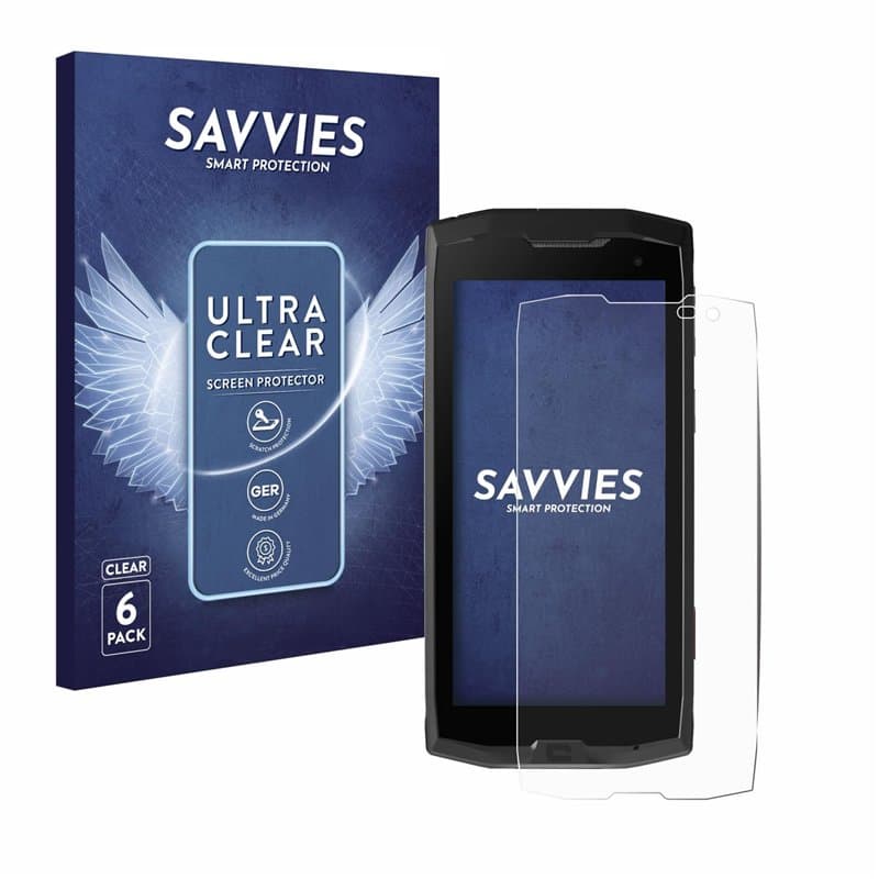 savvies Protection Ecran pour Crosscall Core M4 (6 Pièces) - Film Protection Ultra Clair