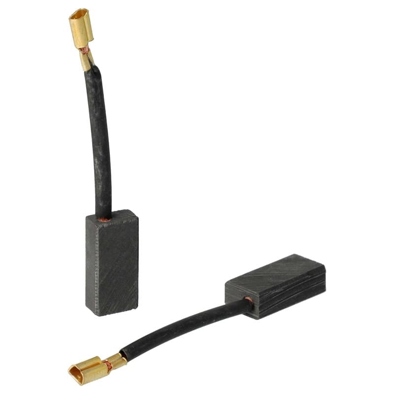 vhbw 2x balais charbon 5 x 8 x 16 mm compatible avec Fein FMM 250, FMM 250Q, FMT 250Q outil électrique, outil multifonction, gri