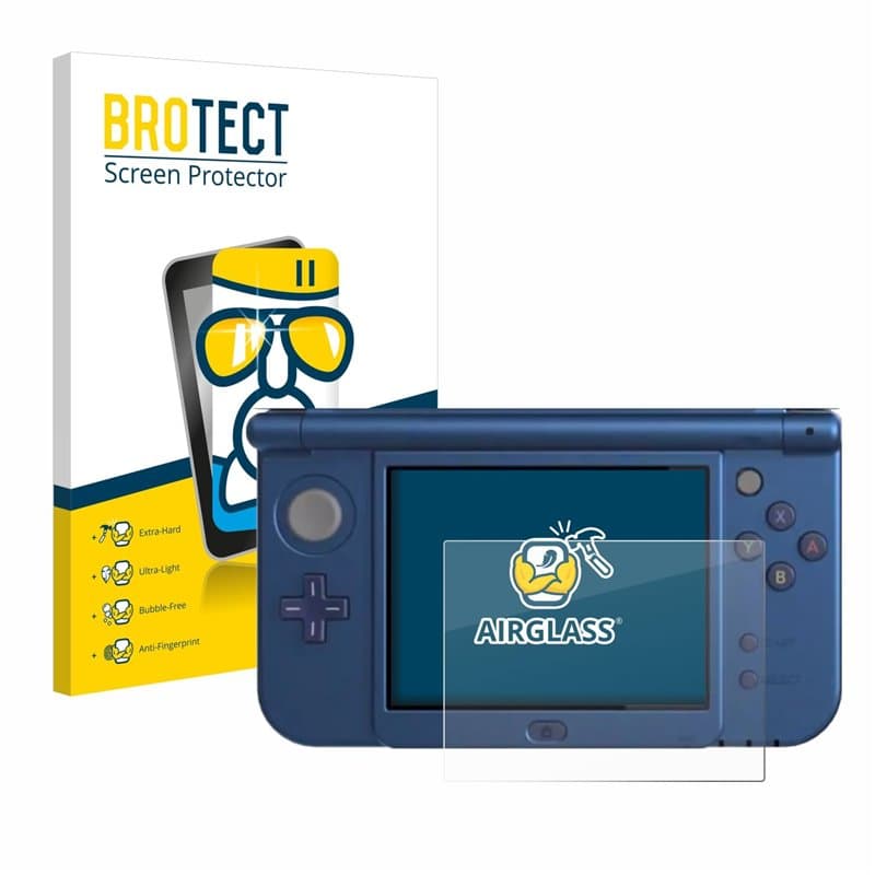 brotect Protection Écran Verre pour Nintendo New 3DS XL (Affichage inférieur) Film Protecteur Vitre 9H [Anti-Rayures, Transparen