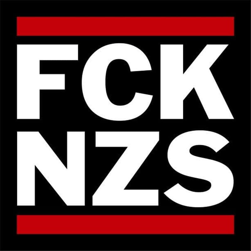 Hellweg Druckerei FCK NZS Sticker Autocollant 5,2 x 5,2 cm