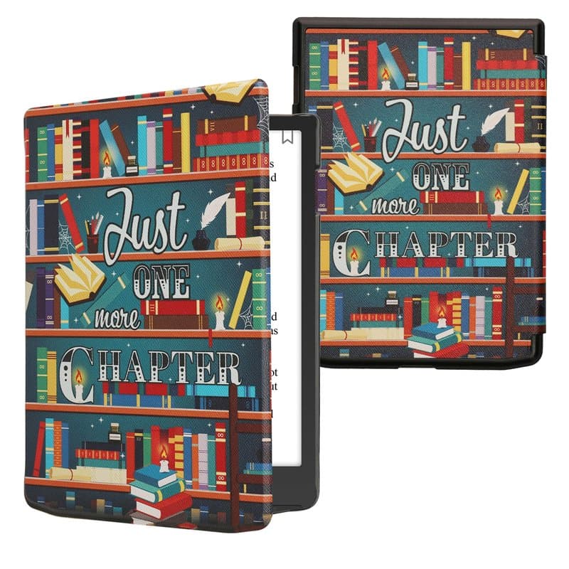 kwmobile Étui Compatible avec Pocketbook InkPad 4 / Color 3 / Color 2 Coque - Étui à Rabat magnétique Tablette eReader Similicui