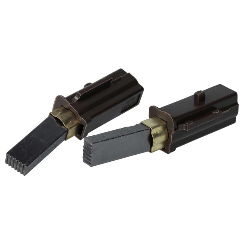 vhbw 2x balais charbon compatible avec DuoVac 3525, SIG 448E, 3500, 3520, 225, 3230, SYM-04E, 200, SIG 874E, SIL 448E aspiration