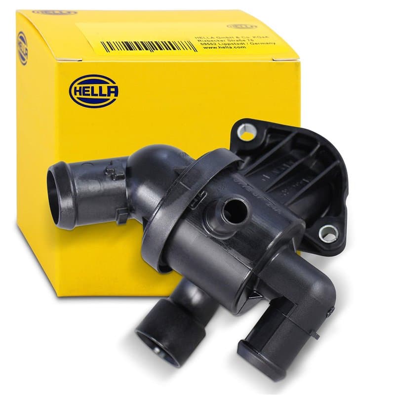 HELLA 8Mt 354 777-341 Thermostat, Liqiuide De Refroidissement - Température D'Ouverture: 87°C - Avec Joint D'Étanchéite