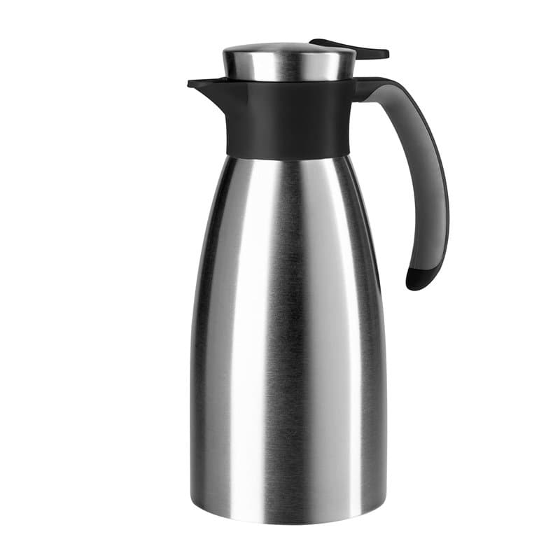 Tefal K3043114 SOFT GRIP Pichet Vide Noir 1 L Chaud Jusqu'à 12 Heures De Froid Jusqu'à 24 Heures 100% Résistant aux Fuites