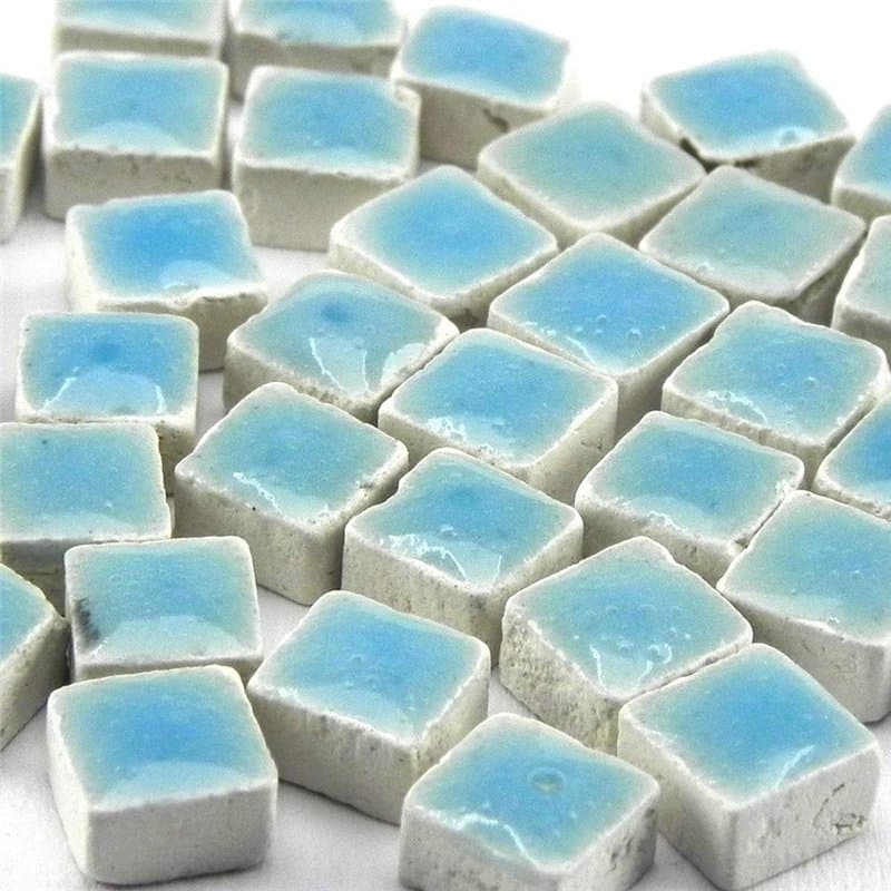 Mini Mosaïque (5x5x3mm), 1000 tesselles, Turquoise Pastel, WB05