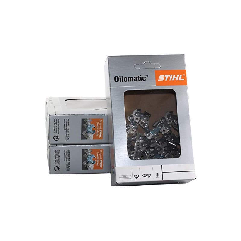 Stihl Lot de 3 chaînes de tronçonneuse 3/8P-44E-1,1, Picco Micro3 30 cm, pour Stihl MS193 3610 000 0044