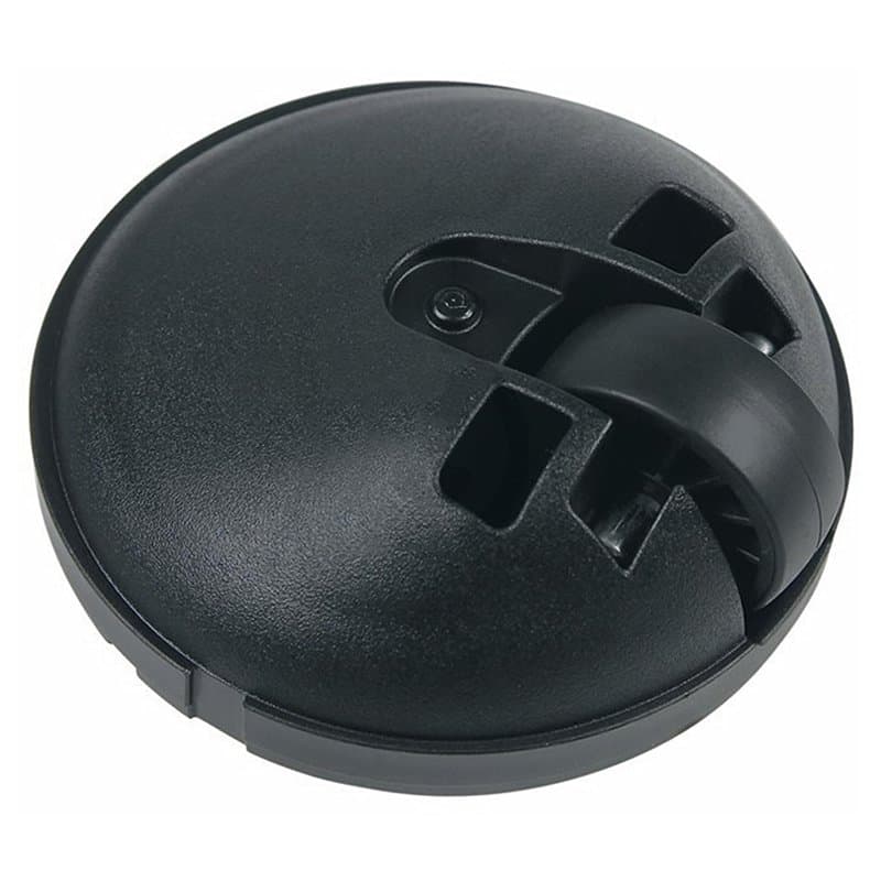 VIOKS Roulette de rechange noire pour Bosch Siеmens 10003191 – Roulette pivotante avant avec axe en acier pour aspirateur traîne