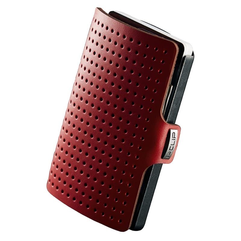 I-CLIP Original Mini Wallet avec Pince à Billets - Portefeuille Fin - Porte-Monnaie en Cuir - Portefeuille Premium - Porte-Carte