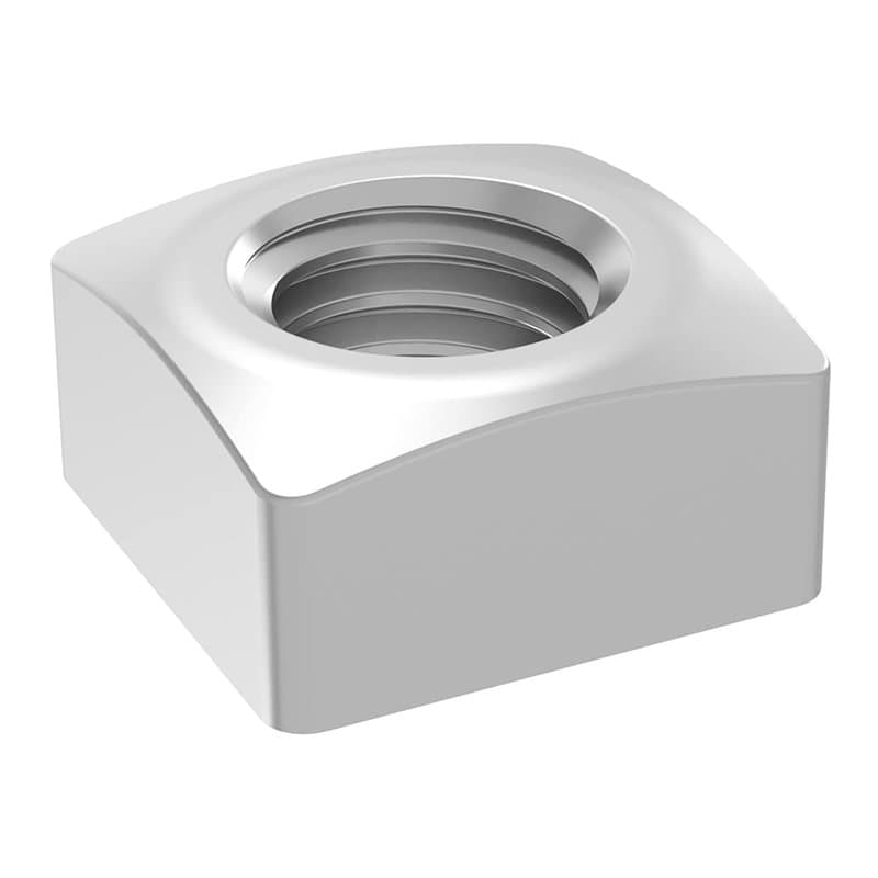 Ecrou carré SECCARO M5, acier inoxydable V2A VA A2, DIN 557, forme normale, 20 pièces
