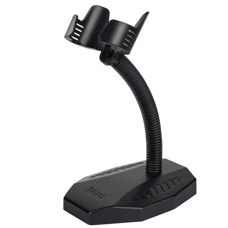 Tera Support Universel pour Lecteur de Codeà Barres, Support pour Douchette de Code Barres Mains Libres, Tête Réglable en Angle