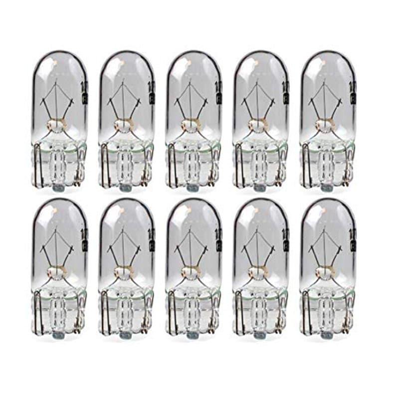 Lampes de verre de base la version de 2.1x9.5d 10 pièce W5W LAMPE du feu de 12V 5 Watt. Bonne qualité de Litech 10x W5W ampoules