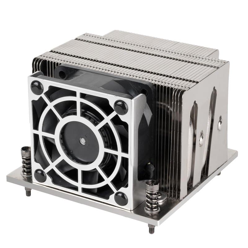 SilverStone Technology XE02-1700S, Refroidisseur de CPU pour serveur/poste de travail à facteur de forme réduit 2U pour sockets