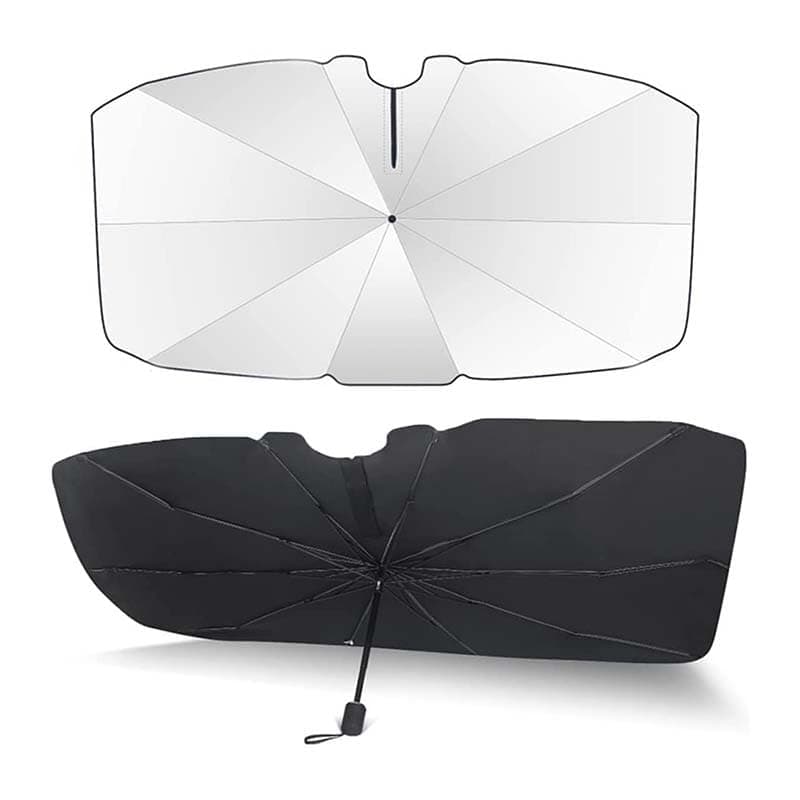 ARRYEDCN Pare-Soleil Pare-Brise de Voiture, pour FIAT 500/500C/500E/Abarth 500 2007-2022, Pare Soleil Voiture Pare Brise Avant P