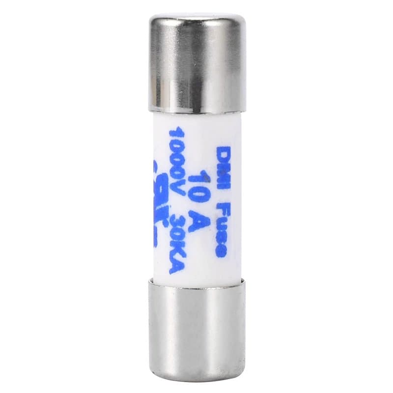 Juwacoo Multimètre 10 x 38 mm 1000 V 10 A Cylindre Fusible en Céramique, Protection Optimale et Fiabilité pour Appareils de Mesu