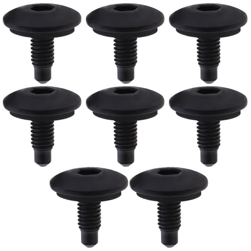 eMagTech Lot de 8pcs Boulons Hexagonaux pour Toit de Voiture WHT006148 Compatible avec Amaro-k T5 T6 Compatible avec A4 S4 A5 S5