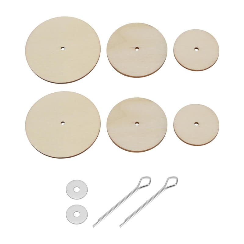 eMagTech Lot de 30 goupilles fendues pour poupée - Kit d'accessoires pour poupée - 30 mm, 40 mm, 50 mm