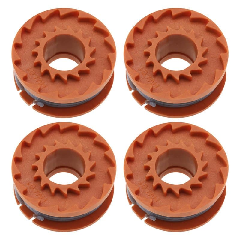 LT Easiyl 4 Pièces Bobine de Tondeuse à Gazon 40,4x17,5mm Compatible avec Batterie Titan 18v Longueur de Coupe-Bordure 2,5m Diam