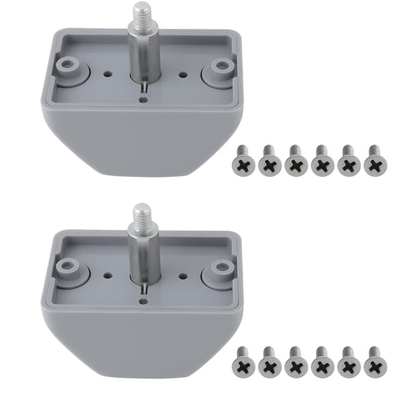LT Easiyl Lot de 2 Loquets de Porte en Plastique avec Vis pour Armoire Meuble Camping-Car