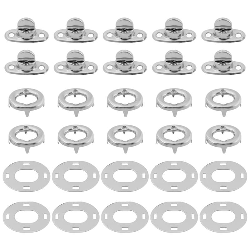 SG Store Lot de 10 verrous rotatifs en métal pour bateaux, voiliers, camping-cars, canots pneumatiques 32,8 x 14,4 x 13 mm/32 x