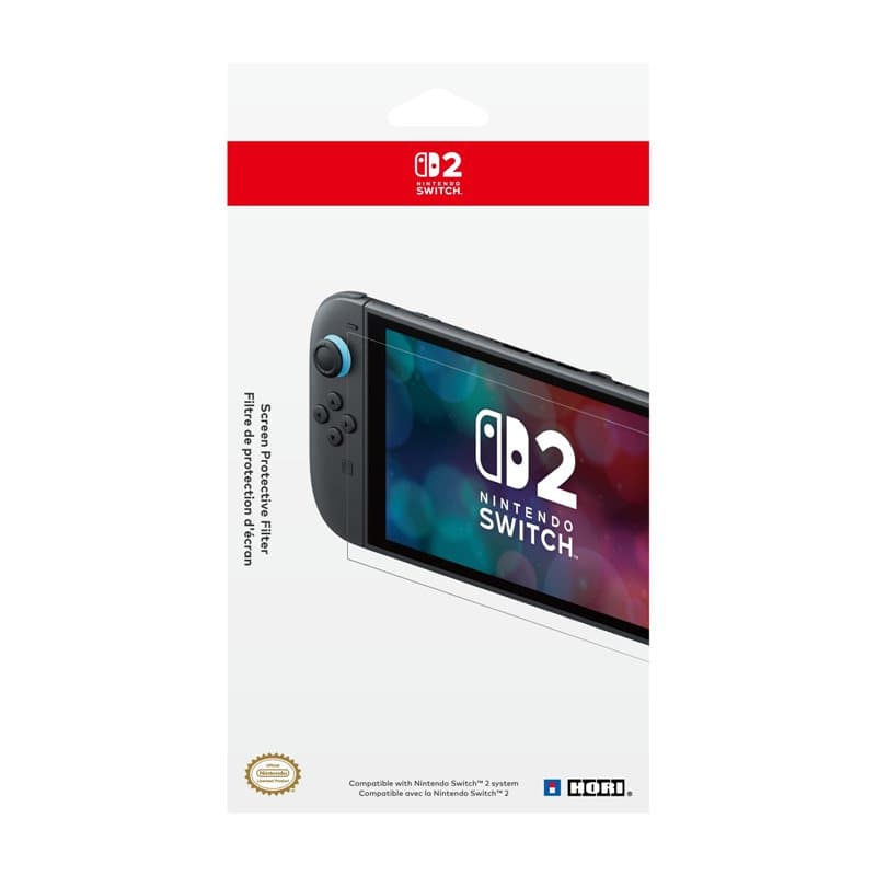 HORI Film de protection d’écran pour Nintendo Switch 2 – Sous licence officielle Nintendo