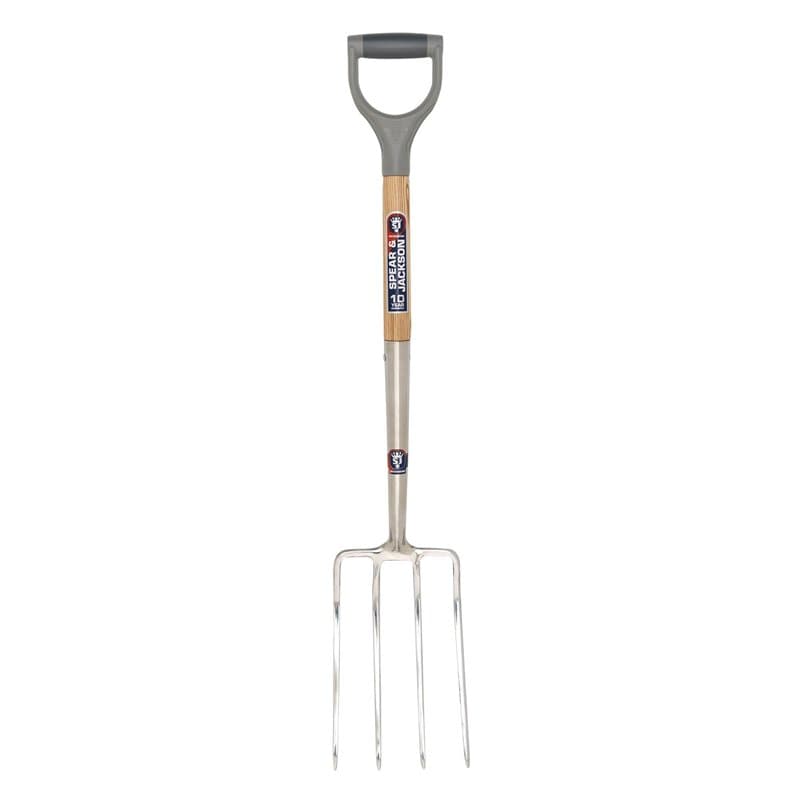 Spear & Jackson 1560SF Fourche bêcheuse Neverbend en acier inoxydable