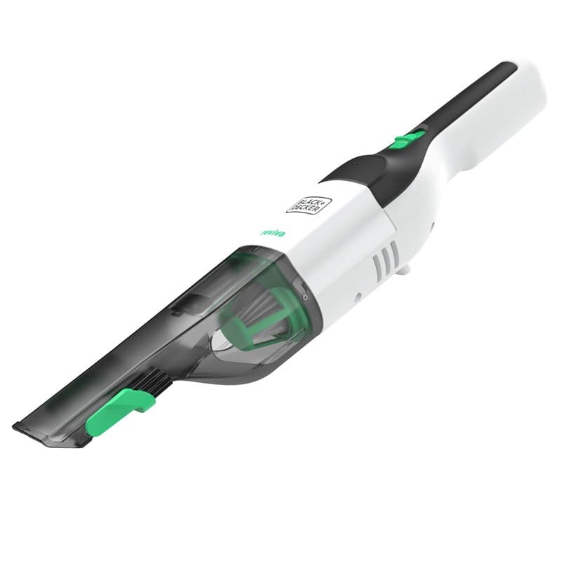 BLACK + DECKER Aspirateur à Main sans Fil 7,2 V 2,0 Ah - Composé de Plastique Recyclé Tritan™ Renew - Autonomie 10 Min - Capacit